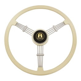 Steering Wheel, White Banjo Design