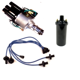 Ripper Jr. Ignition Kit, with Point Style Distributor, Blue