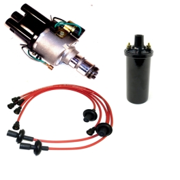 Ripper Jr. Ignition Kit, with Point Style Distributor, Red