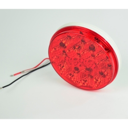 Led Round Tail Light, Red, Sold Each