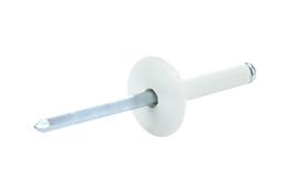 Large Head Rivet White 250pk ALL18031