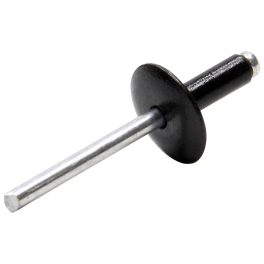 ALLSTAR PERFORMANCE ALL18053 Large Head Rivet Black Aluminum 250pk ALL18053