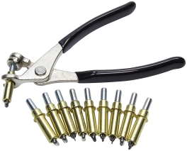 ALLSTAR PERFORMANCE ALL18225 Cleco Plier and Pin Kit with 3/16in Pins ALL18225