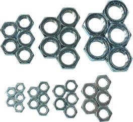 RH Jam Nut Assortment Steel AL