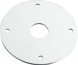 Scuff Plate Aluminum 1/2in Hole 4pk ALL18518