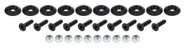 Countersunk Bolt Kit Black 10pk ALL18680