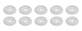 Body Bolt Washer Plastic White 10pk ALL18846