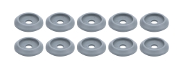 Body Bolt Washer Plastic Silver 10pk ALL18850