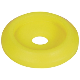 Body Bolt Washer Plastic Fluorescent Yellow 50pk ALL18853-50
