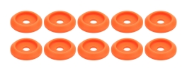 Body Bolt Washer Plastic Fluorescent Orange 10pk ALL18854