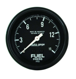 Fuel Pressure 2 5/8, 0-15 Psi