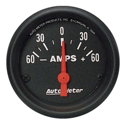 Autometer 2 Ammeter 60-0-60 A