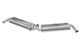 Dual Quiet Muffler, For B20311S, Stainless Steel