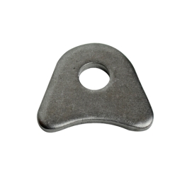 Tab, 2 Radius, 1/2 Hole, 3/16 Thick