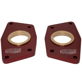 JayCee Billet Bus Spring Plate Retainers, Red