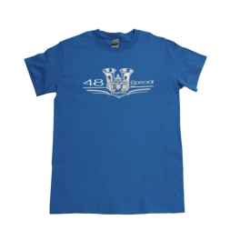 48 Special Short Sleave Shirt, Blue, Medium