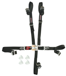 Seat Belt Restraint 2in 5 Point, Black