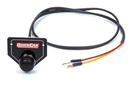 QUICKCAR RACING PRODUCTS QRP50-433 Remote Start Button w/ Plate 50-433