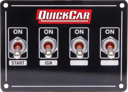 QUICKCAR RACING PRODUCTS QRP50-740 Extreme 4 Switch Panel 50-740