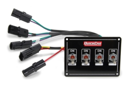 QUICKCAR RACING PRODUCTS QRP50-7414 Extreme Dual Magnetic Pickup 4 Switch Panel 50-7414