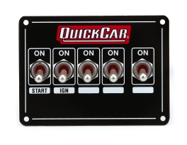 QUICKCAR RACING PRODUCTS QRP50-7711 Extreme Dual Ignition 5 Switch Panel 50-7711