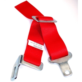 2 Crotch Strap, Red, Fits All Duck Bill Style Belts