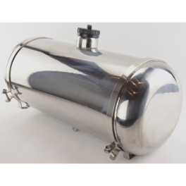 Stainless Steel Fuel Tank, 10 x 40 13.5 Gallon, Center Fill