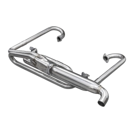 Classic Buggy Exhaust, Polished Stainless Steel