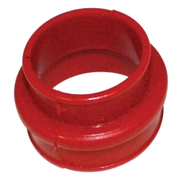 Dual Port Intake Boot, Red Urethane for Type 1 VW, Each