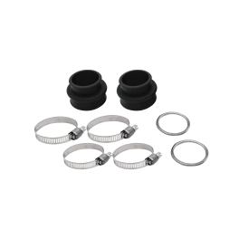 Single Port Intake Installation Kit, Black Boots