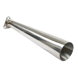 Exhaust Stinger, 3 Bolt Flange, Stainless Steel