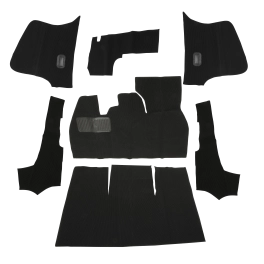 Carpet Kit, 7 Piece with Footrest, for Beetle Convert 58-70