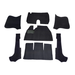 Carpet Kit, 7 Piece, for Beetle Convertable 58-70, Black