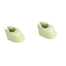 Sun Visor Clips, Fits Beetle 65-67, Bus 68-79, Ivory, Pair
