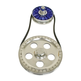 Degree Crank Pulley Kit, Blue Letters, Standard Diameter