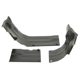 Heater Channel Kit, 3 Piece For VW, Black