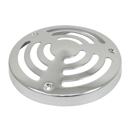 4 Inch Baja Tail Light Covers, Chrome, Sold as Pair
