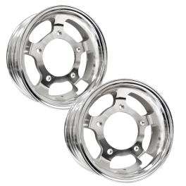 15 X 4 Forged Aluminum Rims, 5 On 205mm 1-3/4 Backspacing