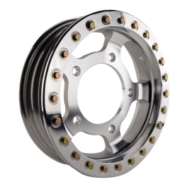 15 X 4 Forged Beadlock Rim, 5 On 205mm, Polished Beadlock
