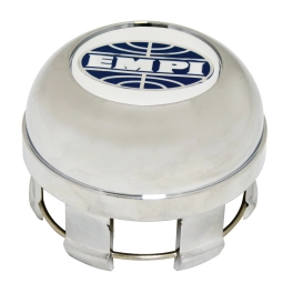 4 Spoke Wheel Replacement Cap, Chrome, Each