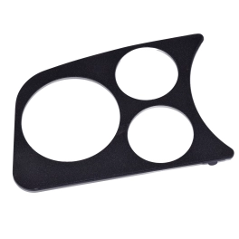 2 Hole Gauge, 1 Tach Hole Panel, for 3-1/8 & 2-1/16