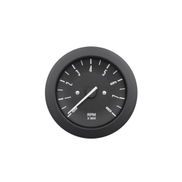 86mm 0-8000 RPM Tachometer with Black Dial For Type 2 Bay