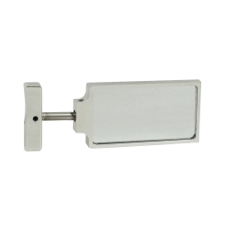 Side View Mirror, Bolt On Radius Mount, Billet Aluminum