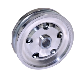 Billet Alternator Pulley, for Beetle, with Steel Inner Half