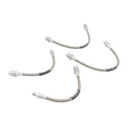 Braided Brake Line Kit, Fits Super Beetle 71-73 4 Piece