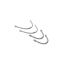 Braided Brake Line Kit, Fits Beetle 65-68, 4 Piece