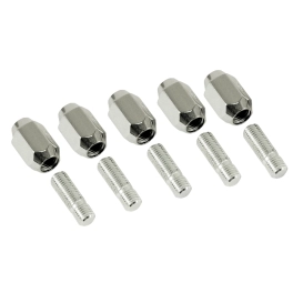 Chrome Lug Nuts & Studs 12mm 5