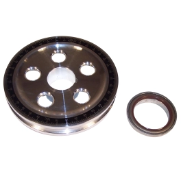 Power Pulley, Sand Sealed, Black Numbers, 5-3/4 Diameter