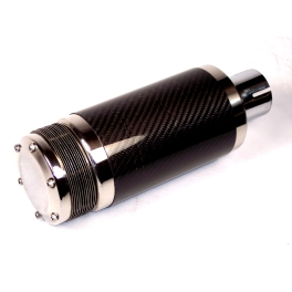 Carbon Fiber Spark Arrestor, 10 Inch Long, 4 Inch Outlet