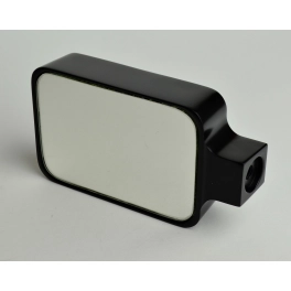 New School Mirror, Black with Flat Lense, Each